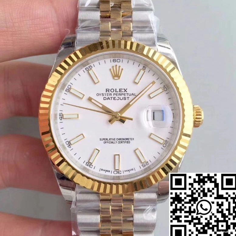 Datejust M126333-0016 Dial Rolex White Factory EW 0110